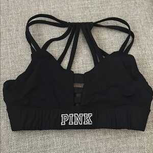 VS Pink Black Sports Bra